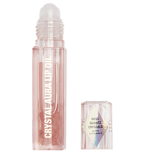 Makeup Revolution Crystal Aura Lip Oil, 2.5 ml Rose Quartz