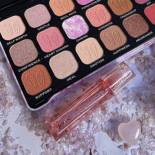 Makeup Revolution Crystal Aura Lip Oil, 2.5 ml Rose Quartz