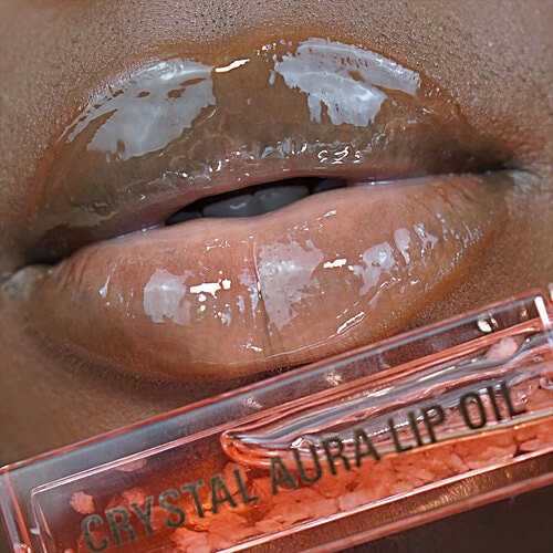 Makeup Revolution Crystal Aura Lip Oil, 2.5 ml Rose Quartz