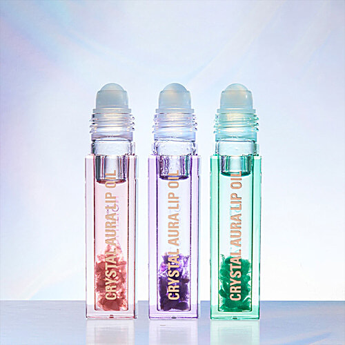 Makeup Revolution Crystal Aura Lip Oil, 2.5 ml Rose Quartz