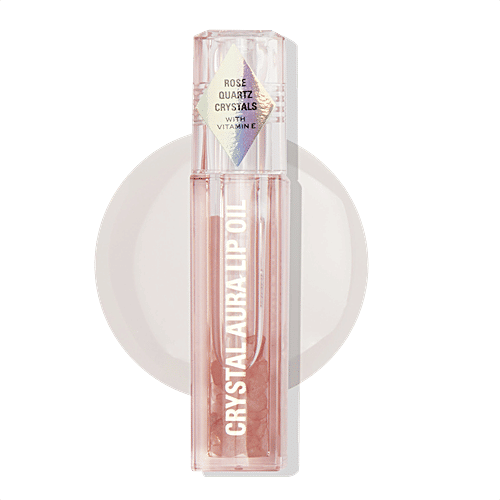 Makeup Revolution Crystal Aura Lip Oil, 2.5 ml Rose Quartz