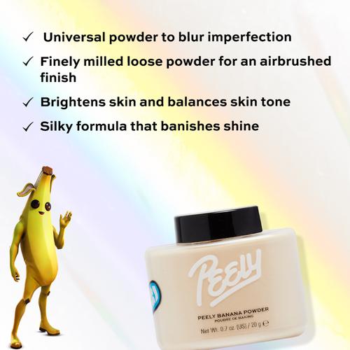 Makeup Revolution X Fortnite Peely Banana Light Baking Powder, 20 g  