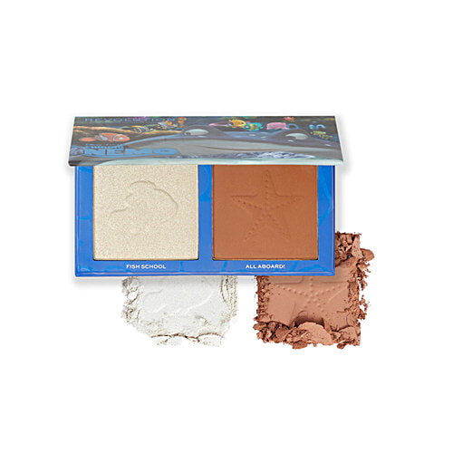 Makeup Revolution Disney Pixar’s Finding Nemo X Wake Up Bronzer & Highlighter Palette, 9 g