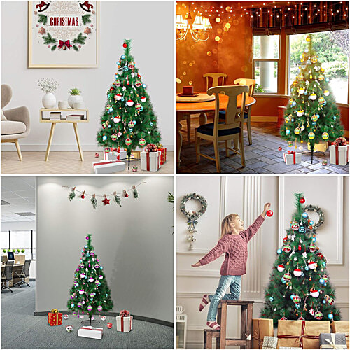 Urban Fest Christmas Pine Tree For Home Decoration, 3 ft, 1 pc  Festive Wonderland
 Charming 3 ft