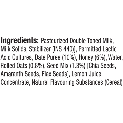 Epigamia  Greek Yogurt - With Oats & Seed Mix, Chia, Amaranth & Flax Seeds, 85 g  With Chia Amaranth & Flax Seeds, High Protein