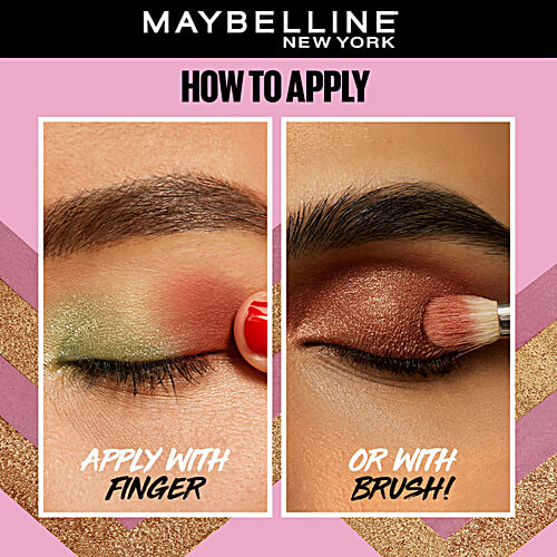 Maybelline New York Colour Rivals Shadow Longwear Duo Eyeshadow Palette - Chill x Daring, 3 g