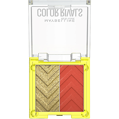 Maybelline New York Colour Rivals Shadow Longwear Duo Eyeshadow Palette - Chill x Daring, 3 g