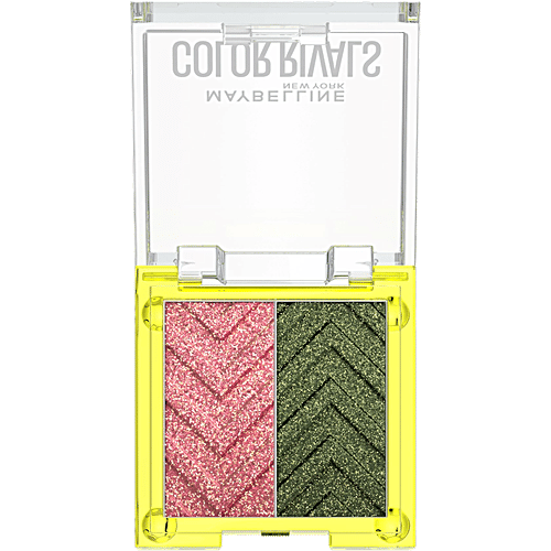 Maybelline New York Color Rivals Shadow Longwear Duo Eyeshadow Palette - Urban x Wild, 3 g  