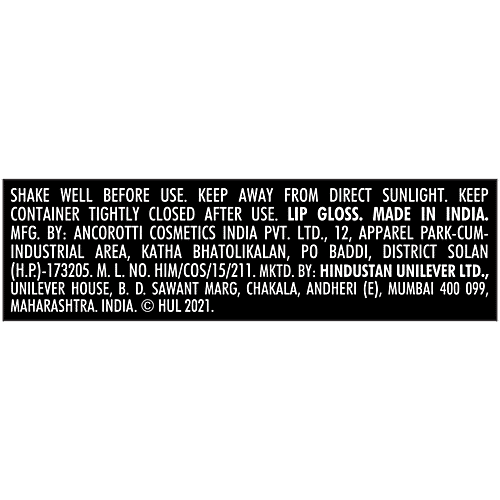 Elle 18 OMG Lip Gloss, Rose All Day, Moisturising, Non-Sticky, Light Weight, With Jojoba Oil, 2.5 ml Pink-A-Licious 