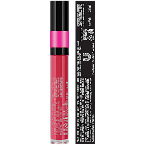 Elle 18 OMG Lip Gloss - Moisturising, Non-Sticky, Light Weight, With Jojoba Oil, 2.5 ml Peachy Pie 