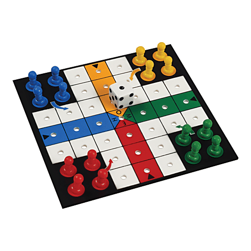 Funskool Travel Ludo - The Classic Startegy Game Board, Portable, Kids & Family, 1 pc  Pack It In Your Pockets
 Ludo 2-4 Players