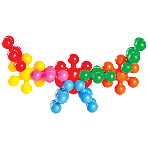 Giggles Star Links Interlocking Links - Assorted Colours, 1 pc  Develop Fine Motor Skills, Learning Educational Blocks