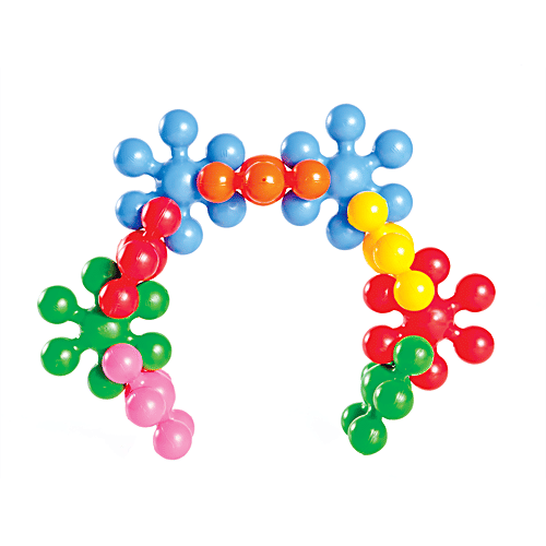 Giggles Star Links Interlocking Links - Assorted Colours, 1 pc  Develop Fine Motor Skills, Learning Educational Blocks