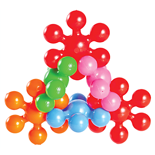 Giggles Star Links Interlocking Links - Assorted Colours, 1 pc  Develop Fine Motor Skills, Learning Educational Blocks