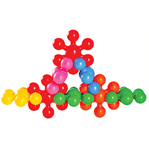 Giggles Star Links Interlocking Links - Assorted Colours, 1 pc  Develop Fine Motor Skills, Learning Educational Blocks