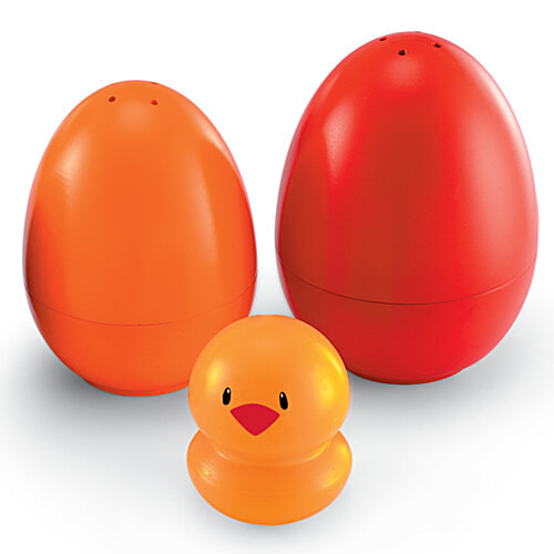 Giggles Plastic Nesting Eggs With A Chick - Assorted Colours, 12+ Months, 1 Pc  Nest And Discover, Helps to Match
