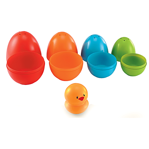 Giggles Plastic Nesting Eggs With A Chick - Assorted Colours, 12+ Months, 1 Pc  Nest And Discover, Helps to Match