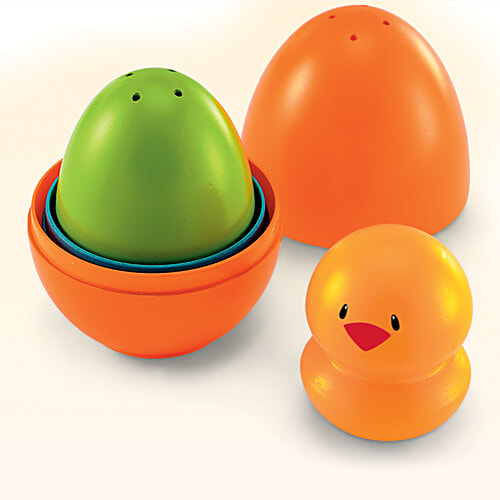 Giggles Plastic Nesting Eggs With A Chick - Assorted Colours, 12+ Months, 1 Pc  Nest And Discover, Helps to Match