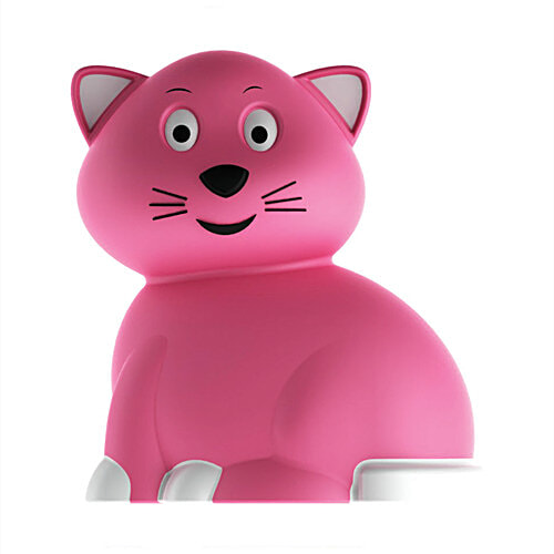 Giggles Animal Squeakers - Natural Sound, Assorted Colours, 4 pcs  Natural Sound
 Assorted Colours