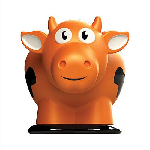 Giggles Animal Squeakers - Natural Sound, Assorted Colours, 4 pcs  Natural Sound
 Assorted Colours