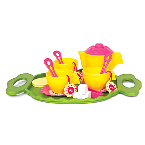 Giggles Tea Party Set - Pretend & Play, 3+ Years, 1 pc (22 pcs) Colourful Pretend & Play Tea Set, Language & Social Skills, Role Play