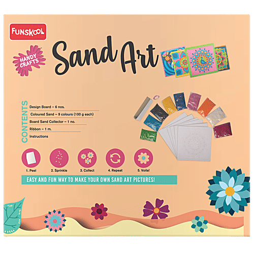 Handycrafts Sand Art - Make 6 Different Paintings, 5+ Years, 1 pc  