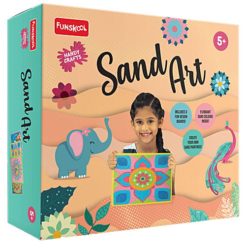 Handycrafts Sand Art - Make 6 Different Paintings, 5+ Years, 1 pc  