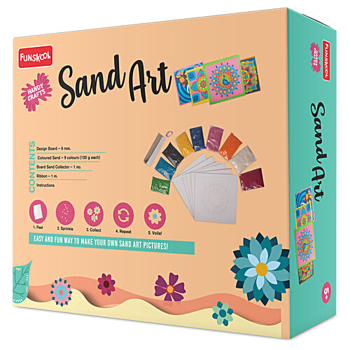 Handycrafts Sand Art - Make 6 Different Paintings, 5+ Years, 1 pc  