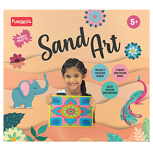 Handycrafts Sand Art - Make 6 Different Paintings, 5+ Years, 1 pc  