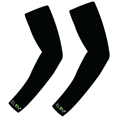 Elan Hand Sleeve Pair - Black, Made From Lycra, 12+ Years, 1 pc  