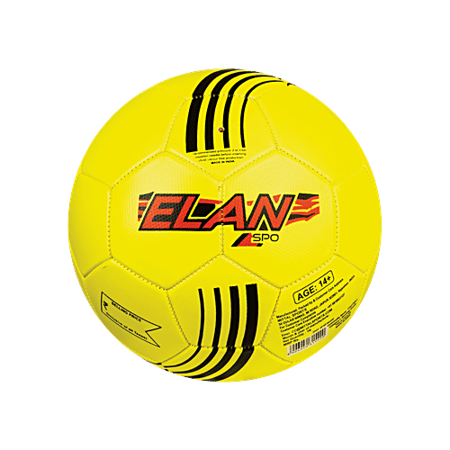 Elan Football - Yellow, Official Size 5, 22 x 14 x 9 cm, 1 pc  Vibrant Colour
 Official Size 5
 Durable PVC Construction