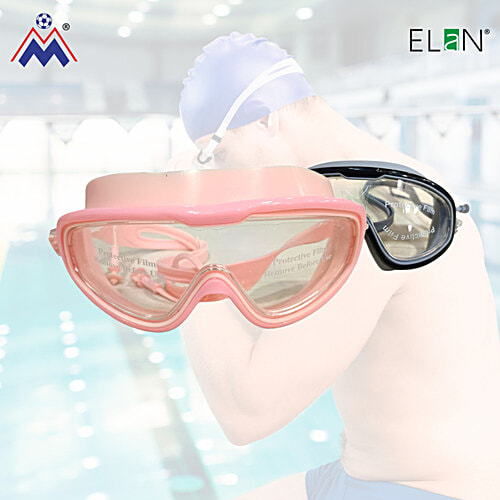 Elan Swimming Goggles - Assorted Colour, 18 x 8 x 7 cm, For Kids Aged 4 To 10 Years, 1 pc  Leak-free Design
 Optimal Comfort