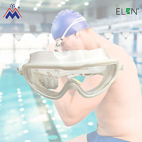 Elan Swimming Goggles - Assorted Colour, 18 x 8 x 7 cm, For Kids Aged 4 To 10 Years, 1 pc  Leak-free Design
 Optimal Comfort