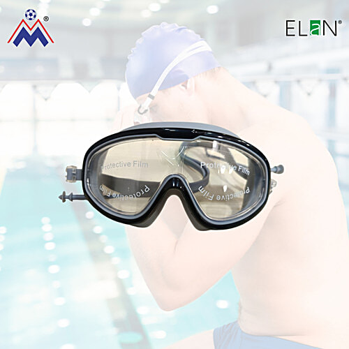 Elan Swimming Goggles - Assorted Colour, 18 x 8 x 7 cm, For Kids Aged 4 To 10 Years, 1 pc  Leak-free Design
 Optimal Comfort