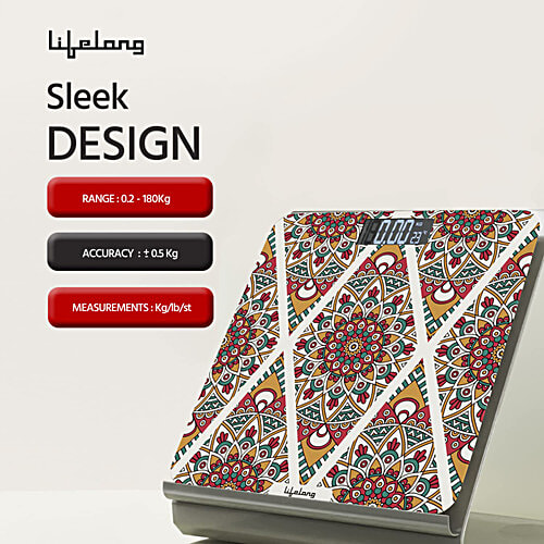 Lifelong Bloom LLWS54 Body Weighing Scale - Multicolour, 1 pc  