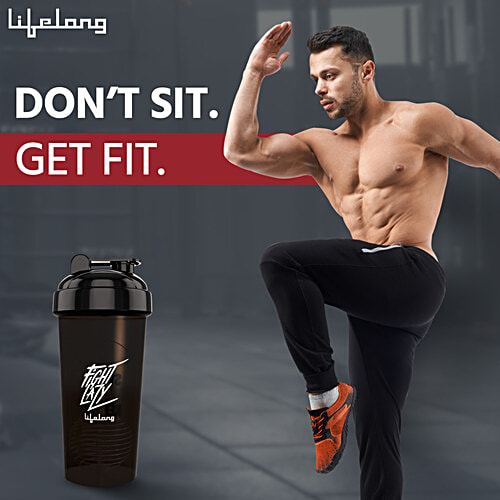 Lifelong Blender Shaker/Bottle - LLSHB01, Black, 6 Months Warranty, 700 ml  Sipper Bottle, Gym Bottle