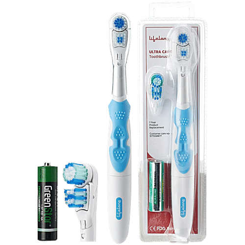 Buy Lifelong Ultra Sonic Care Battery Powered Toothbrush For Adults