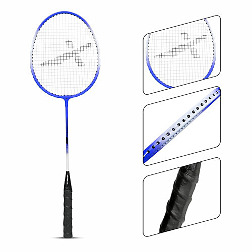 Vector X VXB-150 T-Joint Alloy Steel Badminton Racquet - With Full Cover, Assorted, 1 pc  Superior Play
 Lightweight Design
 Enhanced Power & Control
