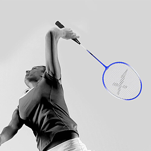 Vector X VXB-150 T-Joint Alloy Steel Badminton Racquet - With Full Cover, Assorted, 1 pc  Superior Play
 Lightweight Design
 Enhanced Power & Control