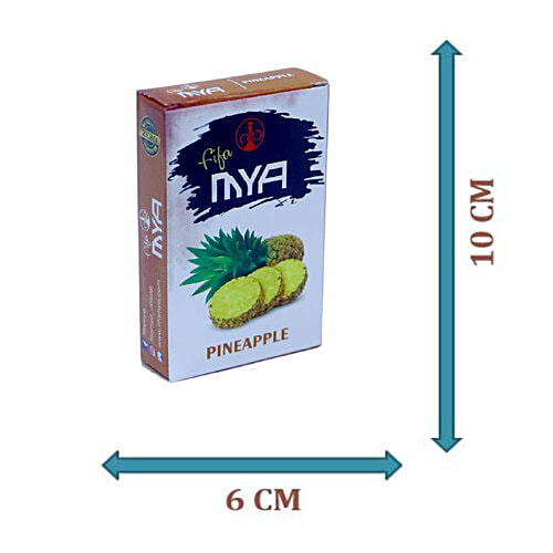 Fifa MYA Hookah Flavours Pineapple, 80 g  No Nicotine, No Tobacco