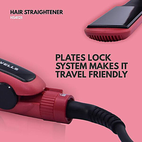 Havells HS4121 Wide Plate Straightener - Red, 1 pc  