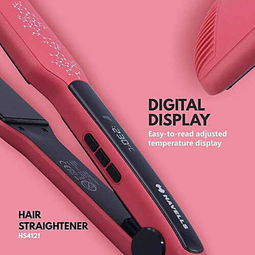 Havells HS4121 Wide Plate Straightener - Red, 1 pc  