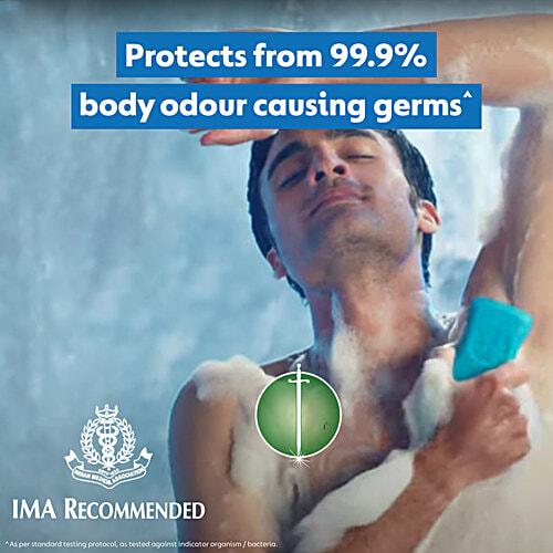 Dettol Icy Cool Bathing Soap Bar With 3x intense cooling, 750 g (150g - Pack of 5) 