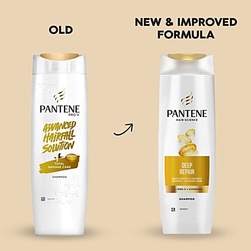 Pantene Hair Science Deep Repair Shampoo, 340 ml  Repairs Hair