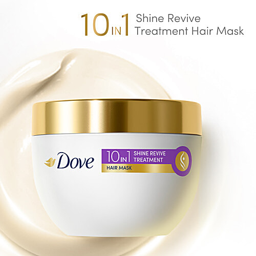 Dove 10 In 1 Shine Revive Treatment Hair Mask, 300 ml  