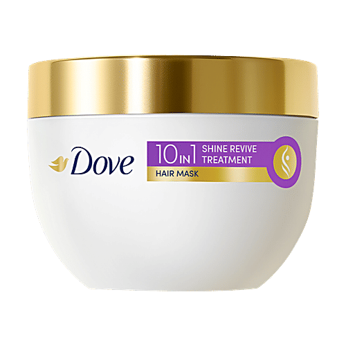 Dove 10 In 1 Shine Revive Treatment Hair Mask, 300 ml  