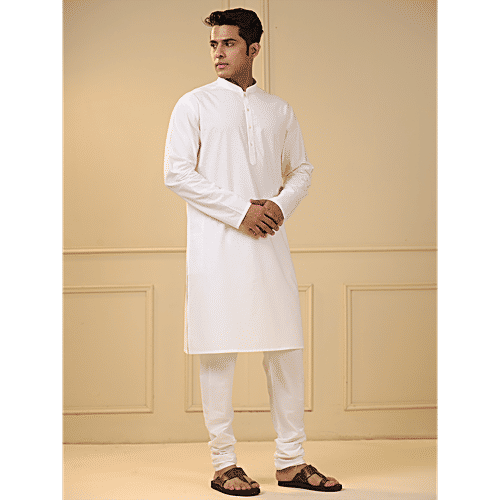 Indigo Men's Kurta With Churidar, 1 Set (Size - M) 