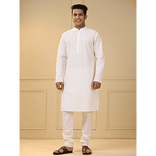 Indigo Men's Kurta With Churidar, 1 Set (Size - M) 