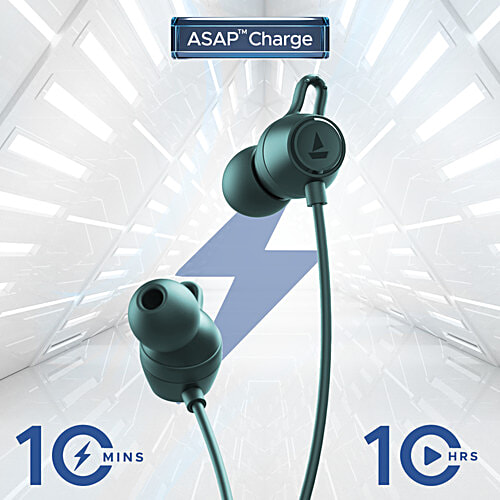 boAt Rockerz 255 Touch Wireless Bluetooth Earphones - Teal Green, 1 pc