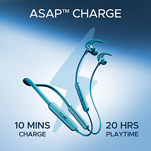 boAt Rockerz 255 Pro + Wireless Bluetooth Earphones - Teal Green, 1 pc